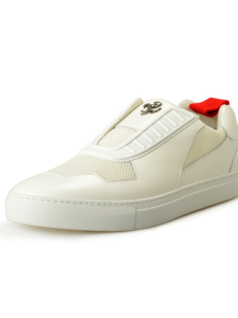 Scuderia Ferrari Women's White Leather Sneakers Shoes Us 8 It 38